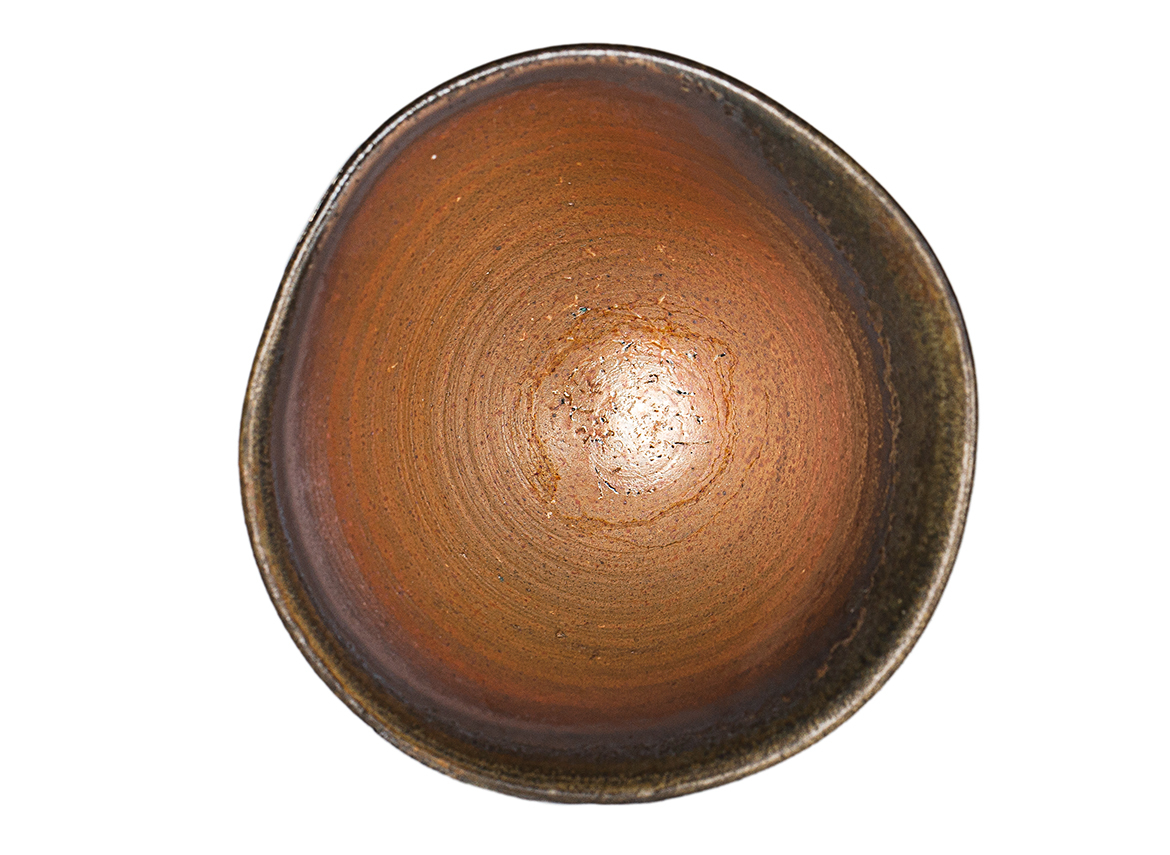 Пиала # 52323, дровяной обжиг, керамика Дэхуа, ручная работа, 70 мл.