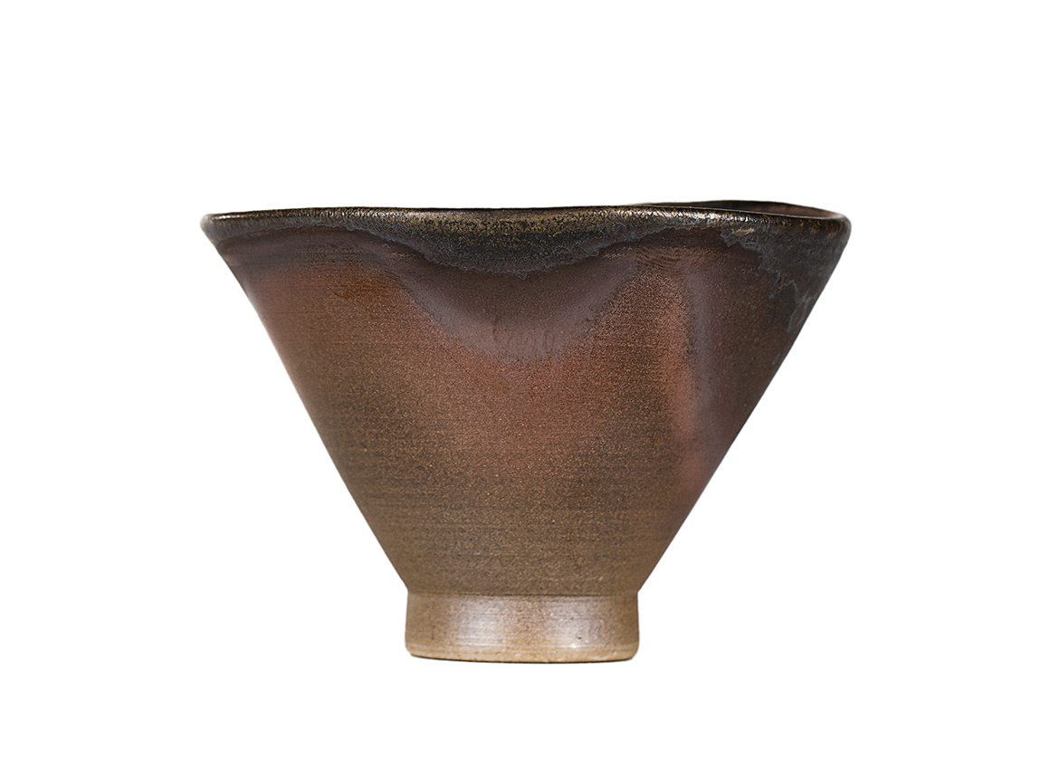 Пиала # 52323, дровяной обжиг, керамика Дэхуа, ручная работа, 70 мл.