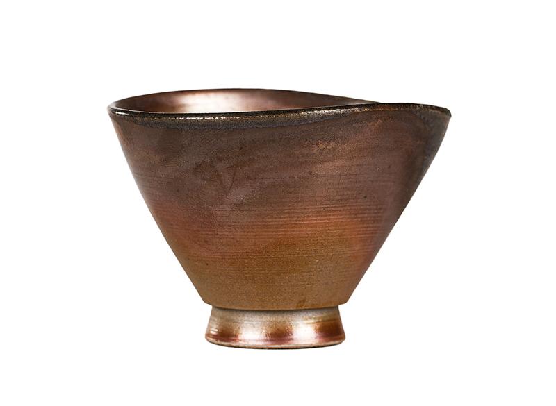 Пиала # 52325, дровяной обжиг, керамика Дэхуа, ручная работа, 60 мл.