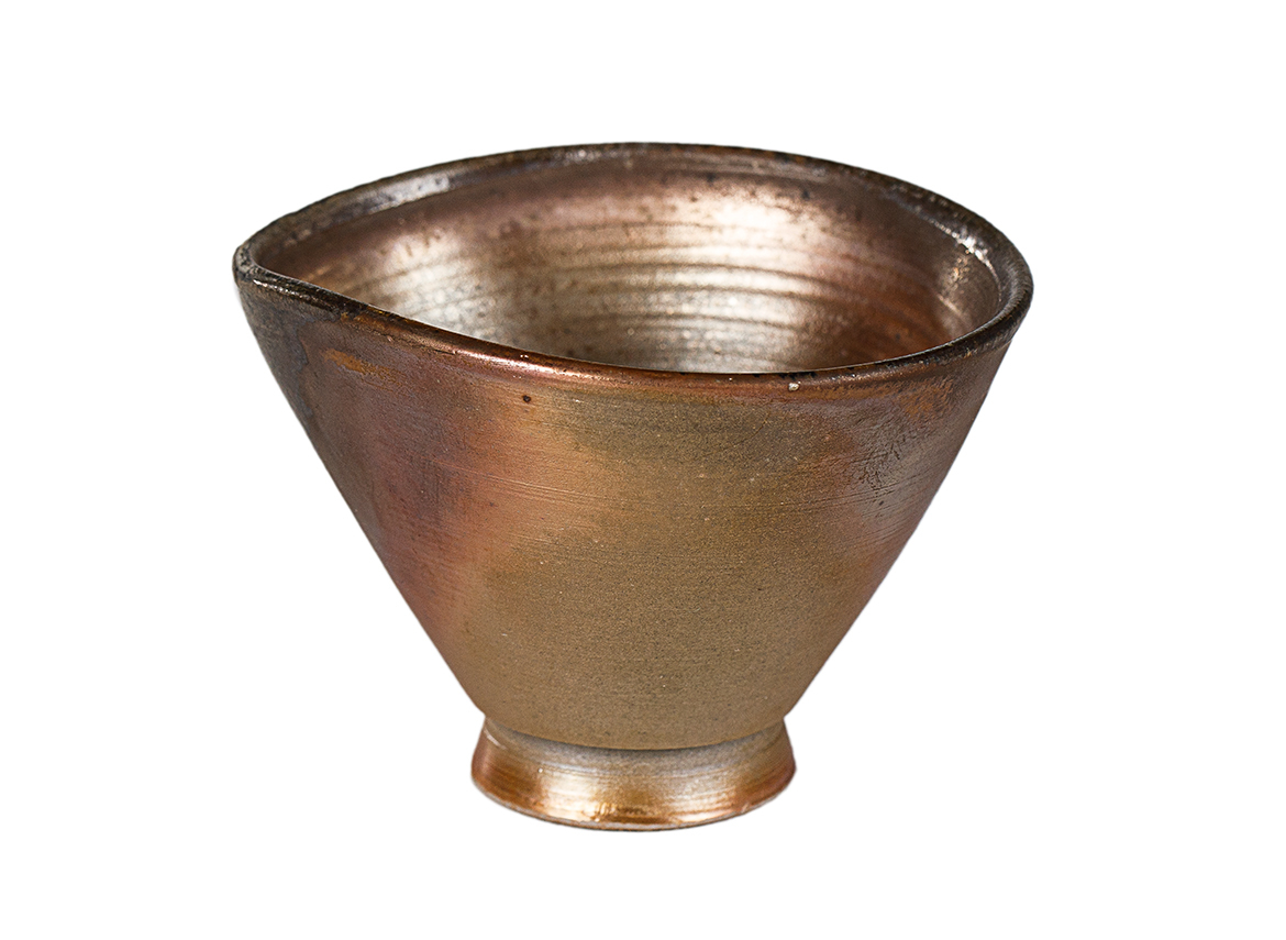 Пиала # 52325, дровяной обжиг, керамика Дэхуа, ручная работа, 60 мл.