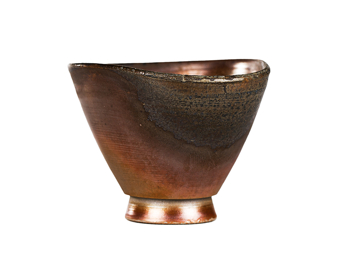 Пиала # 52325, дровяной обжиг, керамика Дэхуа, ручная работа, 60 мл.