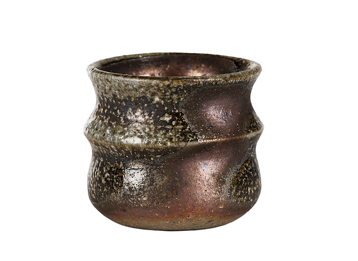 Пиала # 52328, дровяной обжиг, керамика Дэхуа, ручная работа, 78 мл.