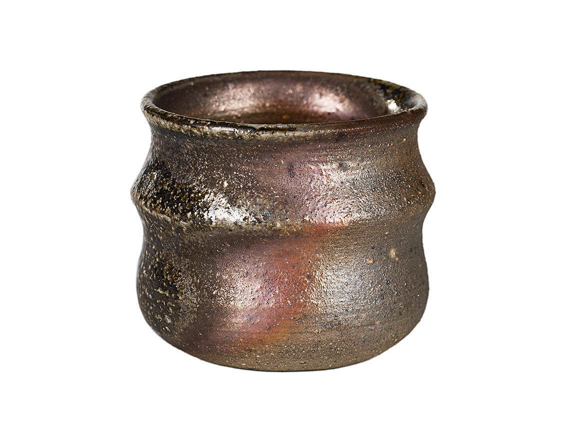 Пиала # 52329, дровяной обжиг, керамика Дэхуа, ручная работа, 85 мл.