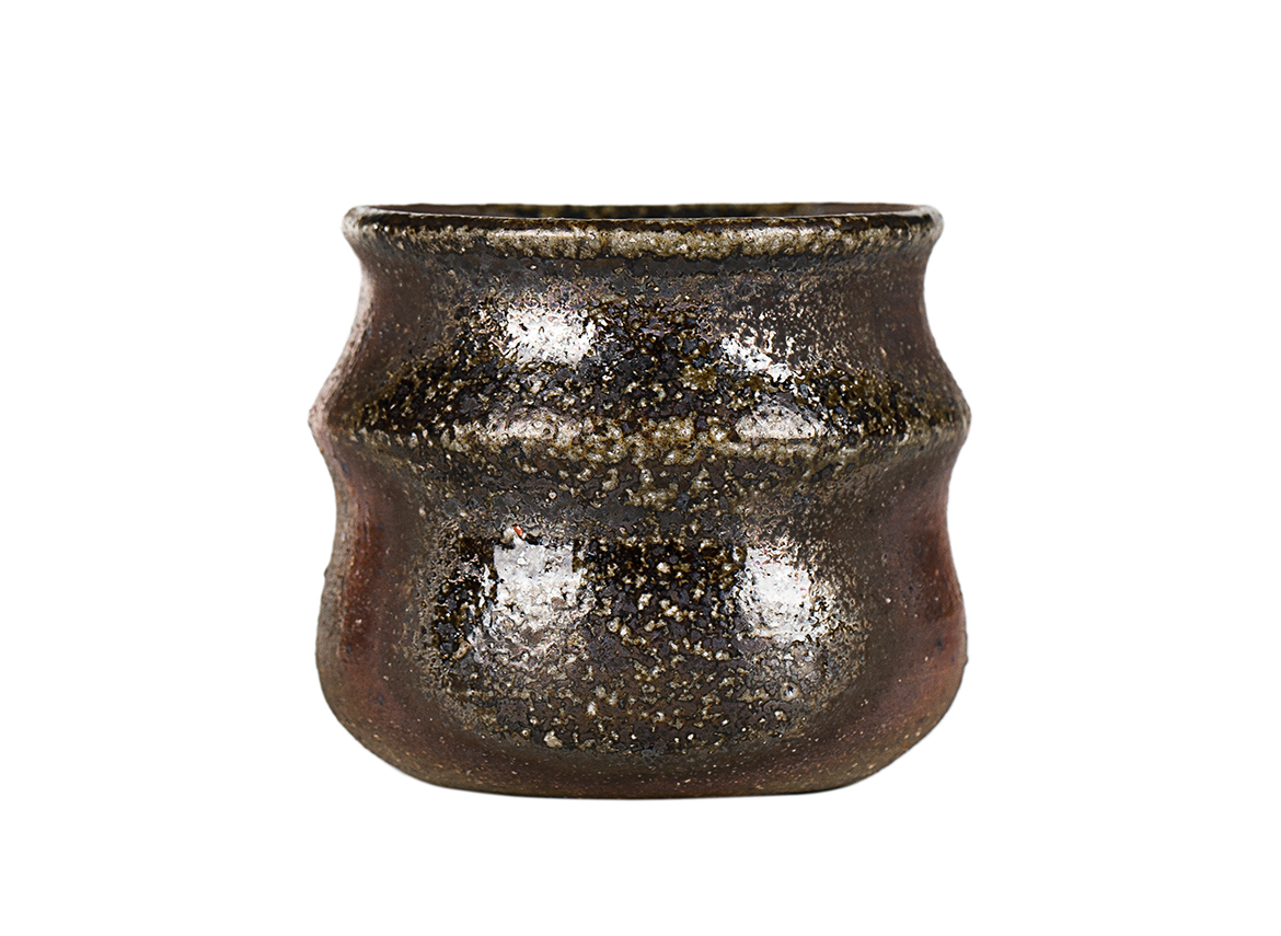 Пиала # 52329, дровяной обжиг, керамика Дэхуа, ручная работа, 85 мл.