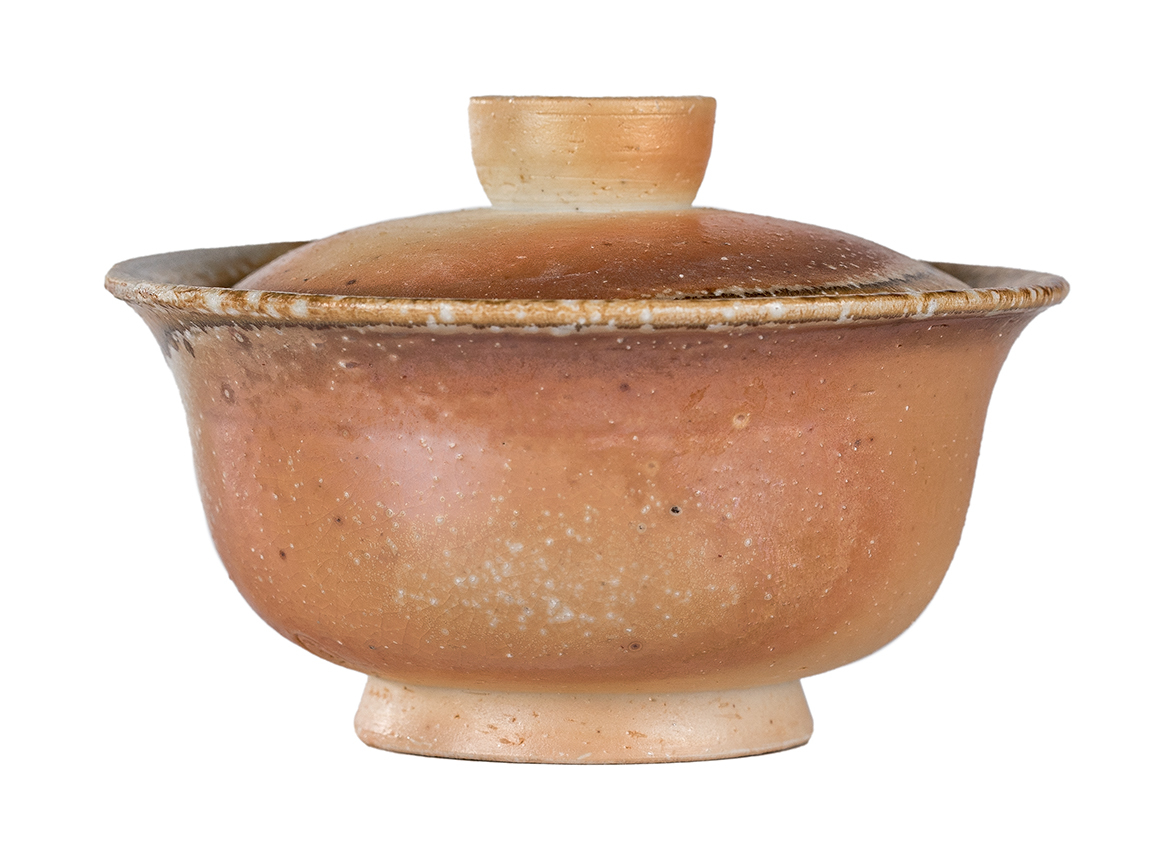 Гайвань # 52337, дровяной обжиг, керамика Дэхуа, ручная работа, 115 мл.