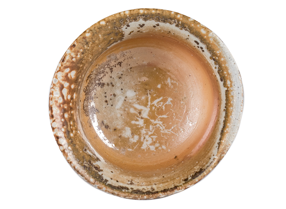 Гайвань # 52337, дровяной обжиг, керамика Дэхуа, ручная работа, 115 мл.