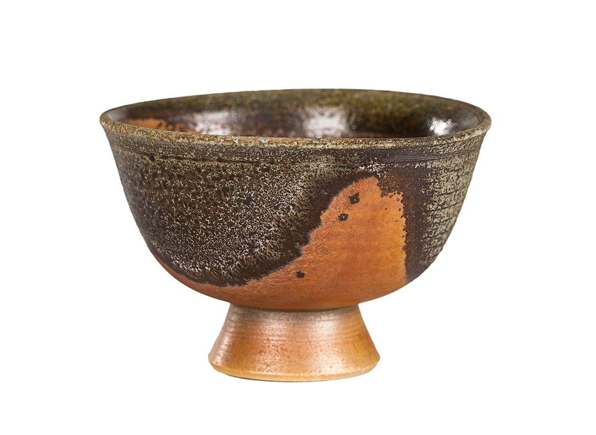 Пиала # 52362, дровяной обжиг, керамика Дэхуа, ручная работа, 55 мл.