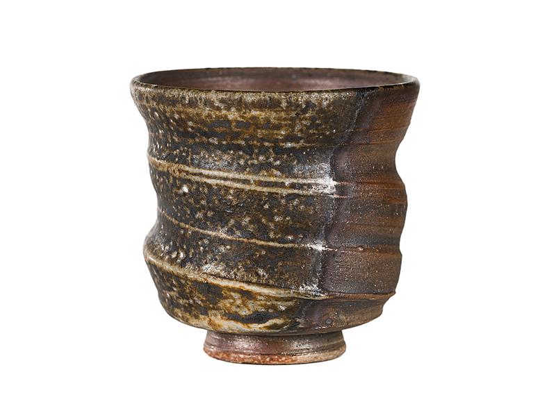 Пиала # 52364, дровяной обжиг, керамика Дэхуа, ручная работа, 120 мл.