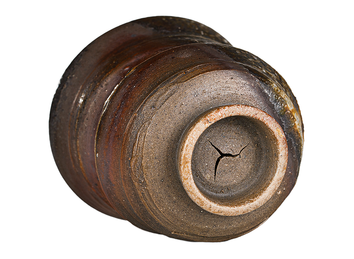 Пиала # 52364, дровяной обжиг, керамика Дэхуа, ручная работа, 120 мл.