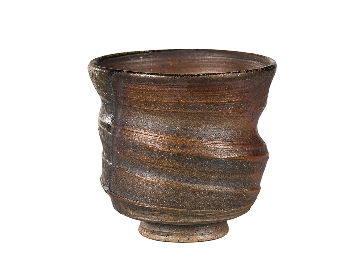 Пиала # 52364, дровяной обжиг, керамика Дэхуа, ручная работа, 120 мл.
