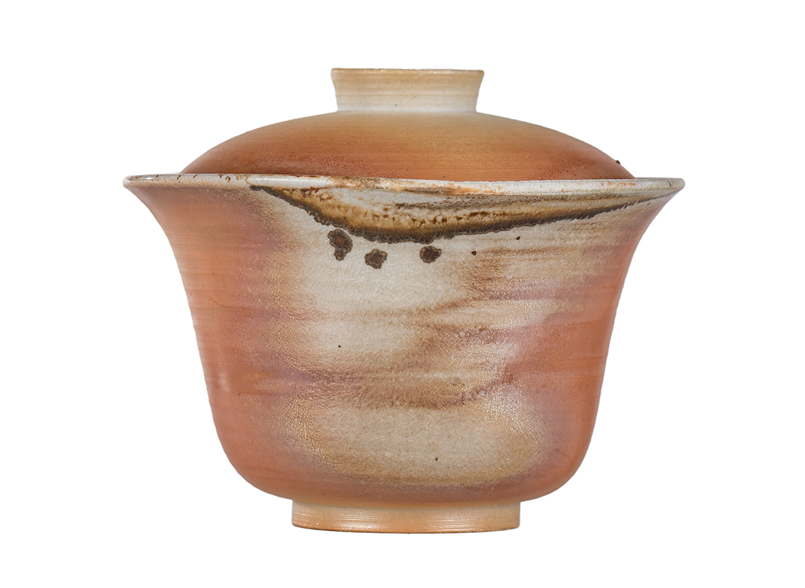 Гайвань # 52365, дровяной обжиг, керамика Дэхуа, ручная работа, 150 мл.