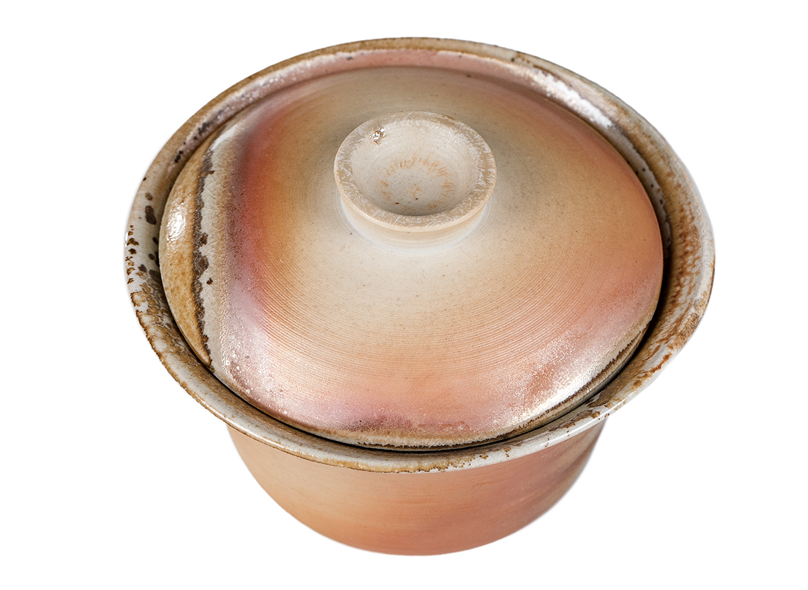 Гайвань # 52365, дровяной обжиг, керамика Дэхуа, ручная работа, 150 мл.