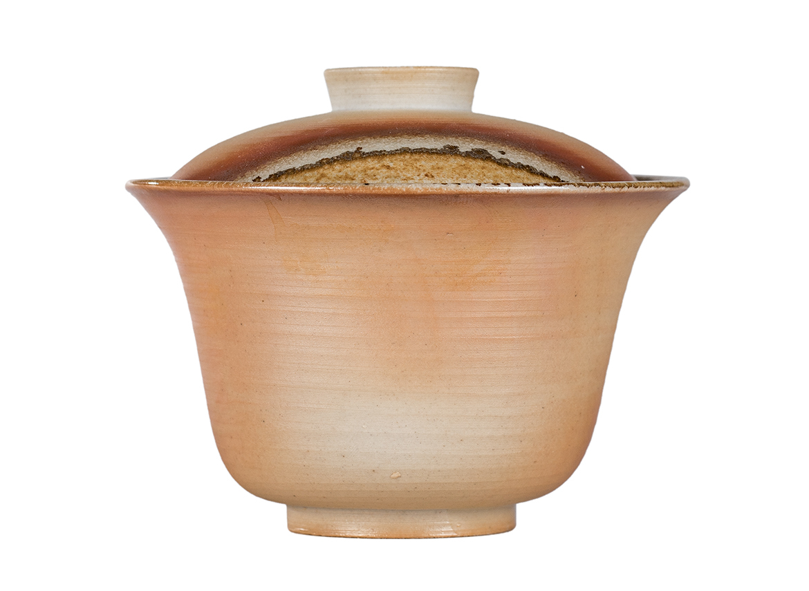 Гайвань # 52365, дровяной обжиг, керамика Дэхуа, ручная работа, 150 мл.