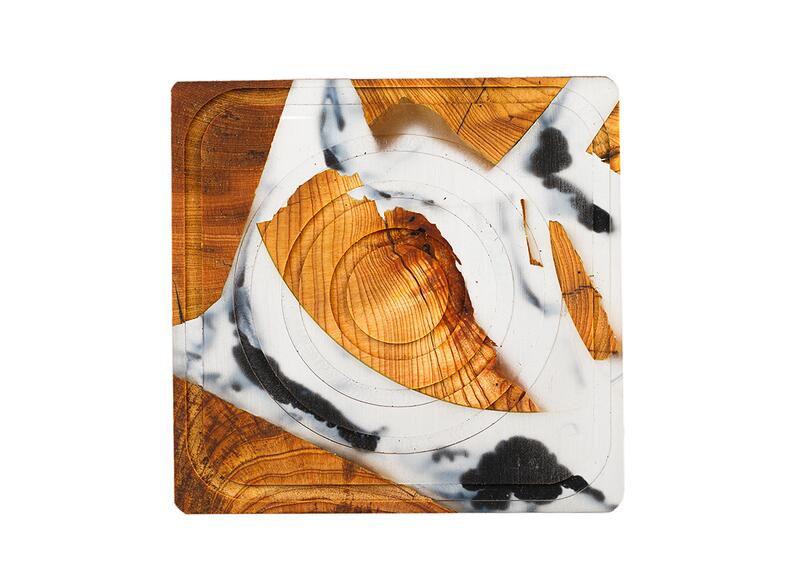 Подставка # 52679, дерево/эпоксидная смола,