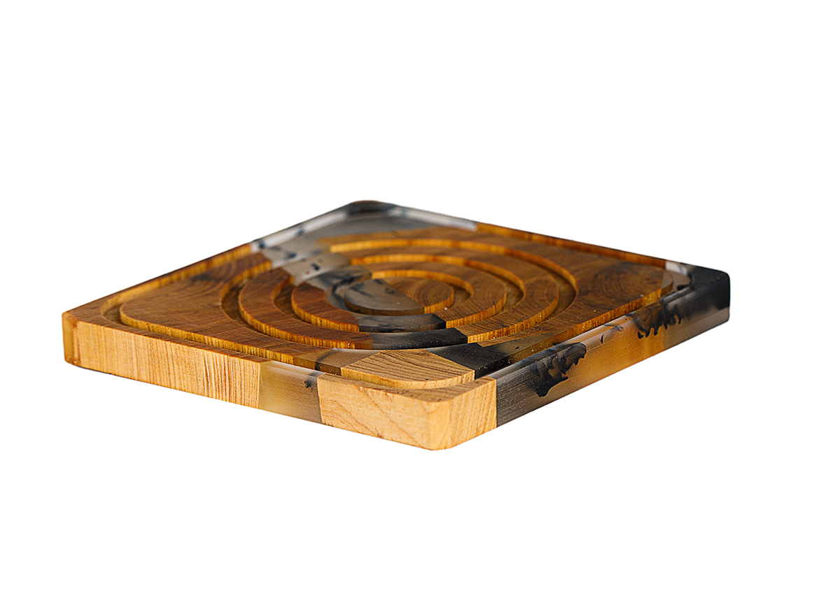 Подставка # 52679, дерево/эпоксидная смола,