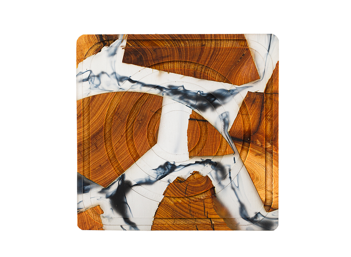 Подставка # 52679, дерево/эпоксидная смола,