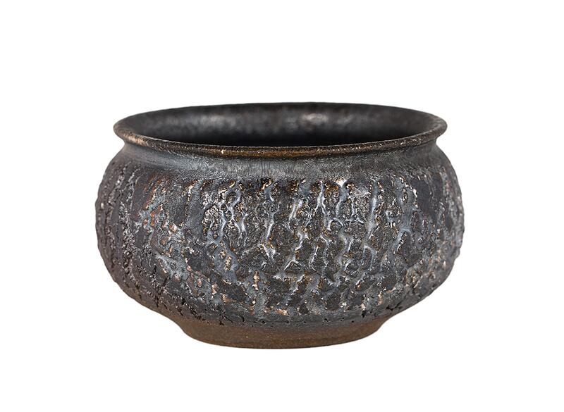Пиала # 52697,  дровяной обжиг, керамика, Дэхуа, 100 мл.