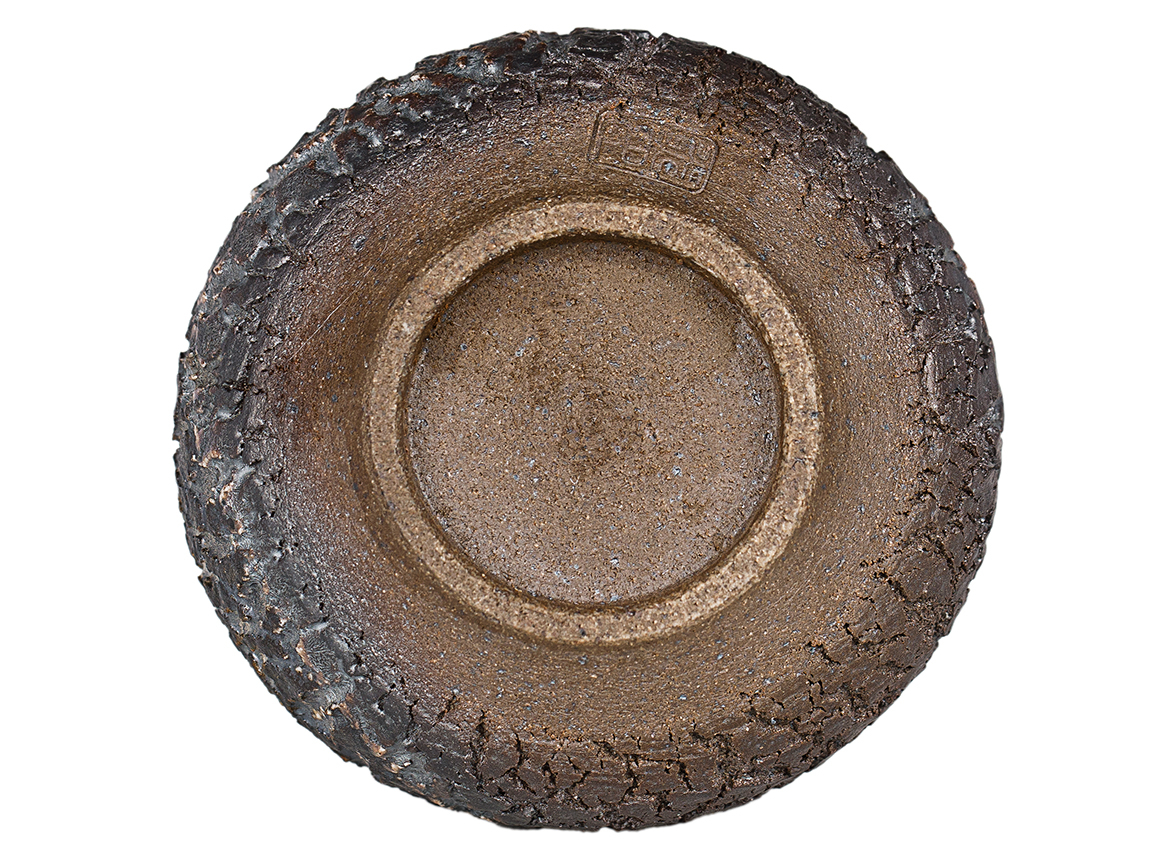 Пиала # 52697,  дровяной обжиг, керамика, Дэхуа, 100 мл.