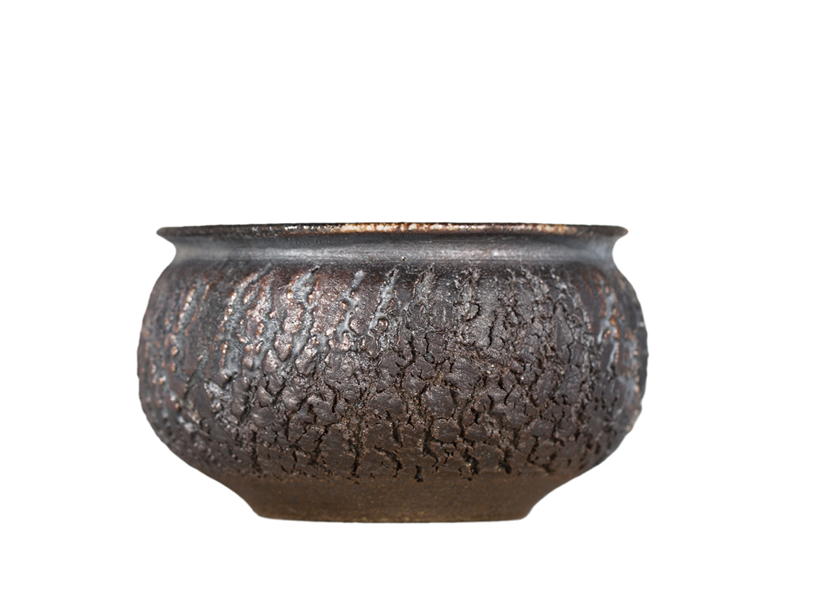 Пиала # 52697,  дровяной обжиг, керамика, Дэхуа, 100 мл.