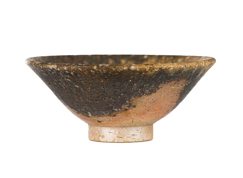 Пиала # 52698, дровяной обжиг, керамика, Дэхуа, 65 мл.