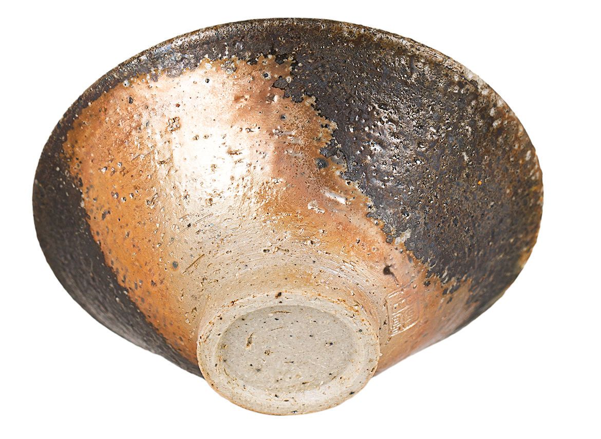 Пиала # 52698, дровяной обжиг, керамика, Дэхуа, 65 мл.