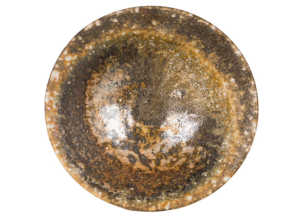 Пиала # 52698, дровяной обжиг, керамика, Дэхуа, 65 мл.