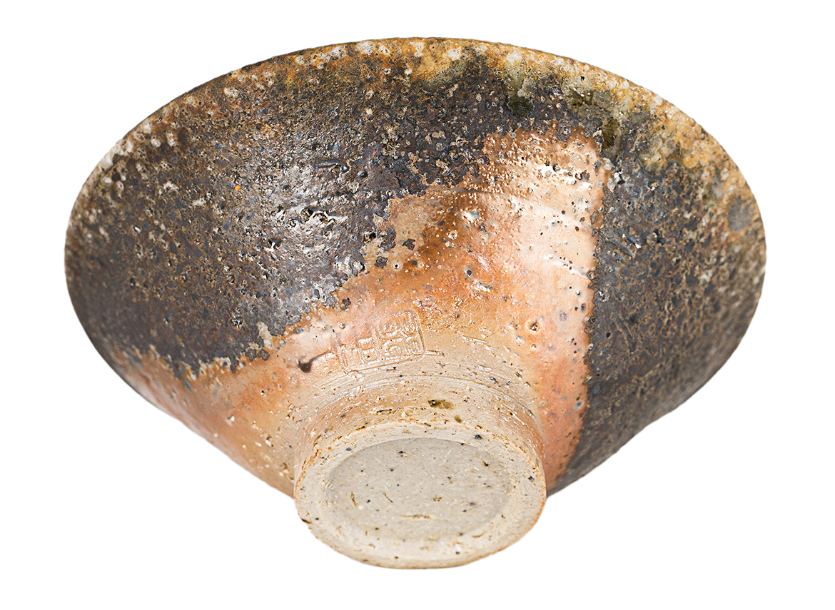 Пиала # 52698, дровяной обжиг, керамика, Дэхуа, 65 мл.