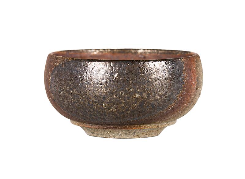 Пиала # 52701, дровяной обжиг, керамика, Дэхуа, 60 мл.