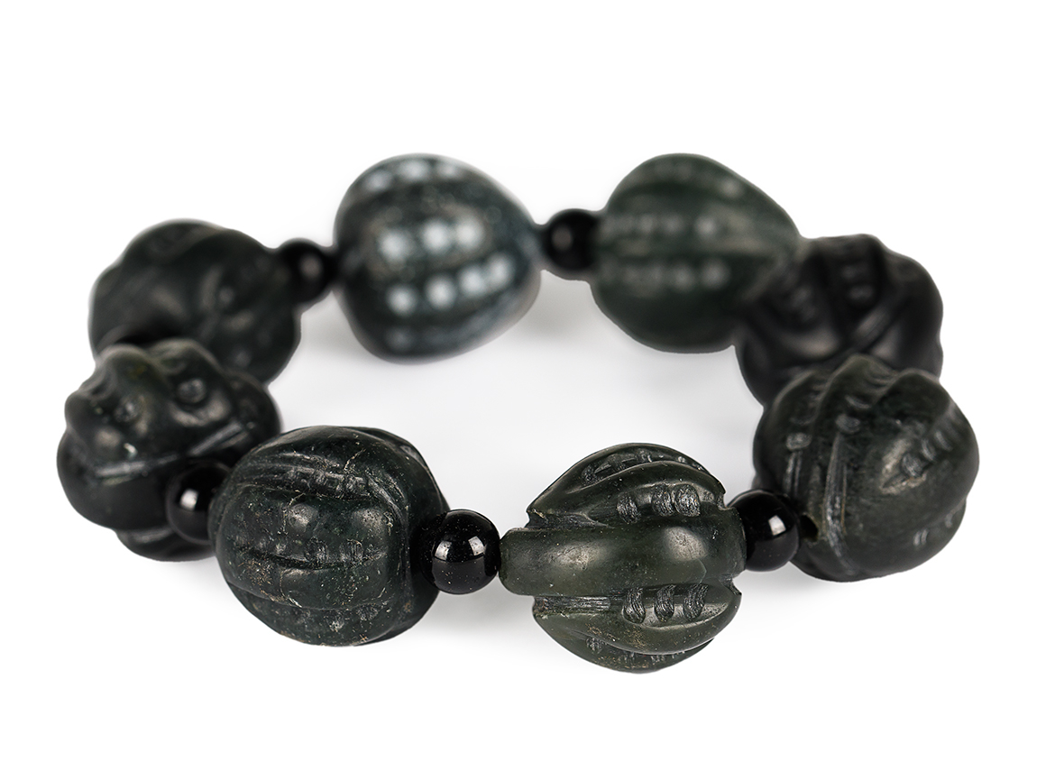 Браслет # 52739, нефрит