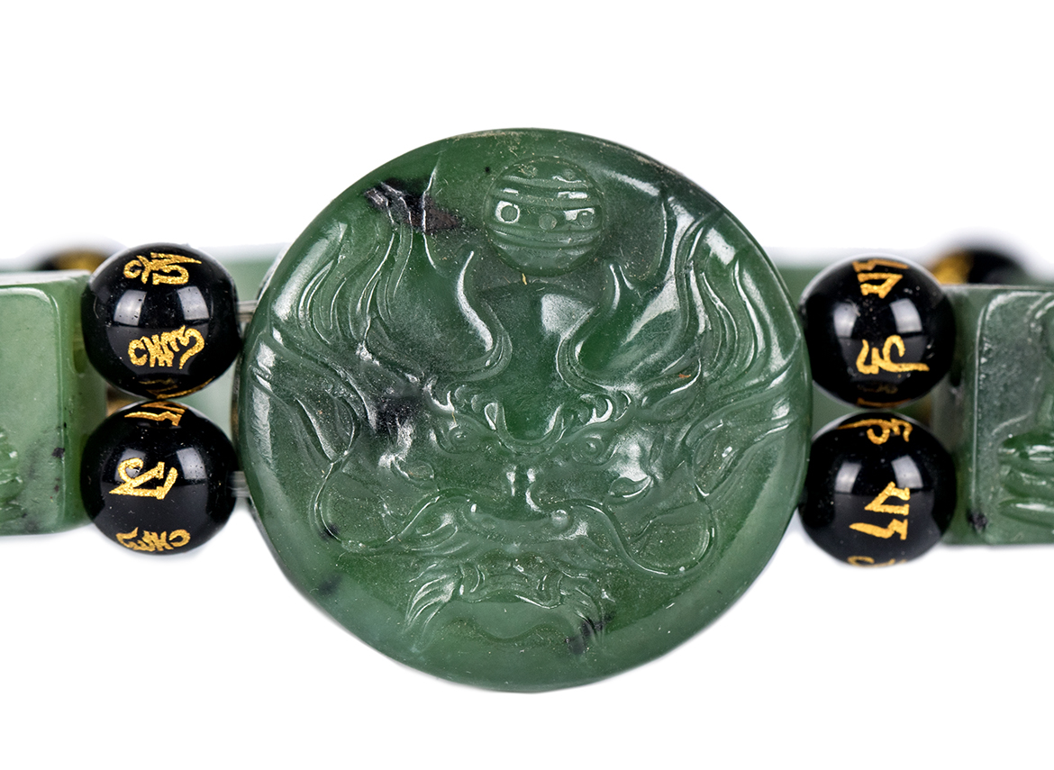 Браслет # 52741, нефрит