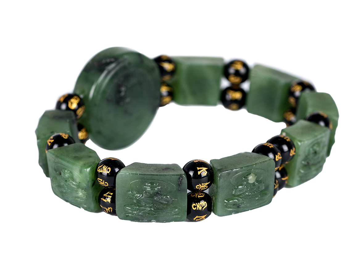 Браслет # 52741, нефрит