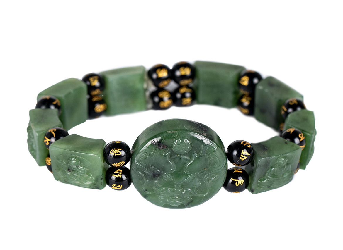 Браслет # 52741, нефрит