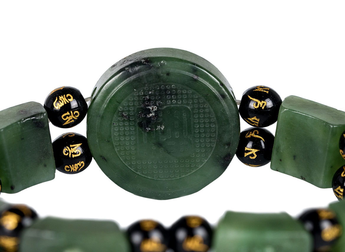 Браслет # 52741, нефрит