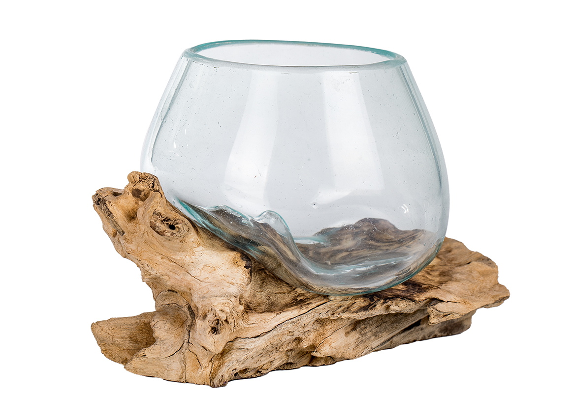 Скульптура # 52797, дерево/стекло